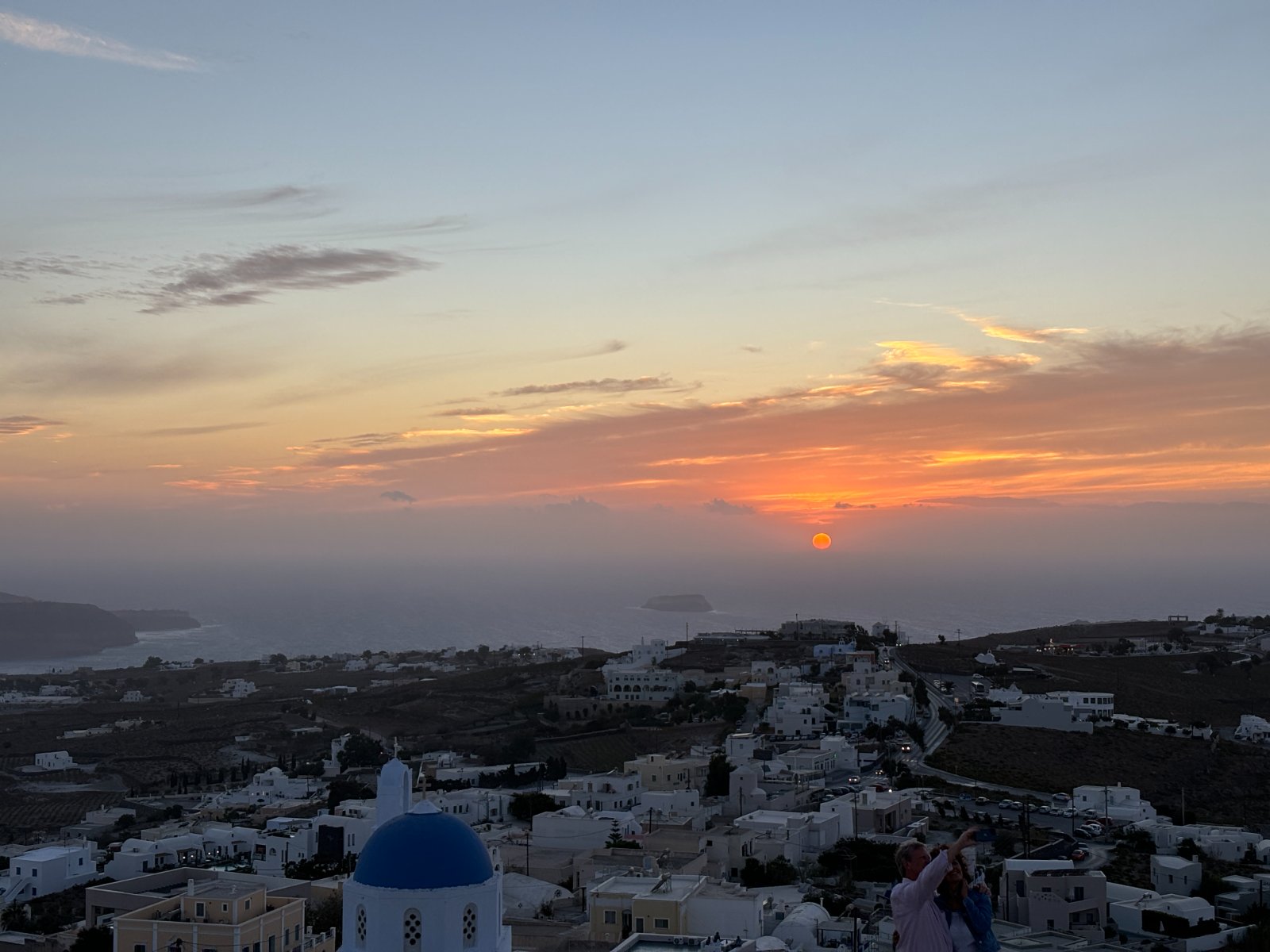 Pyrgos village for sunset