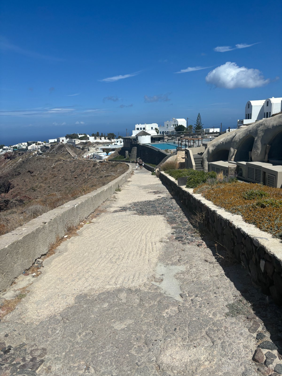 Arival to Oia