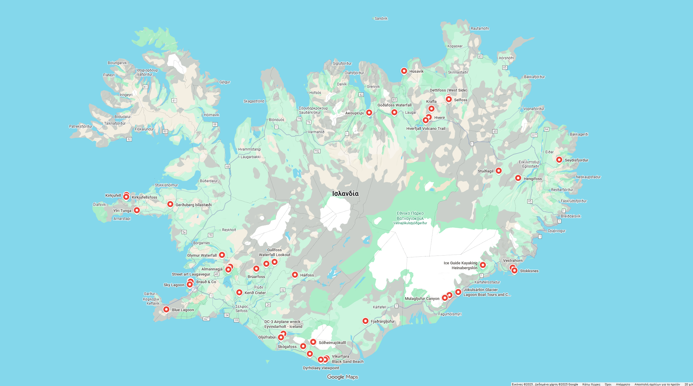 Iceland Map